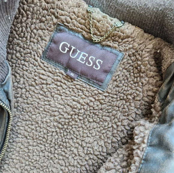 Guess Men's Sherpa Lined Jacket - Picture 2 of 7